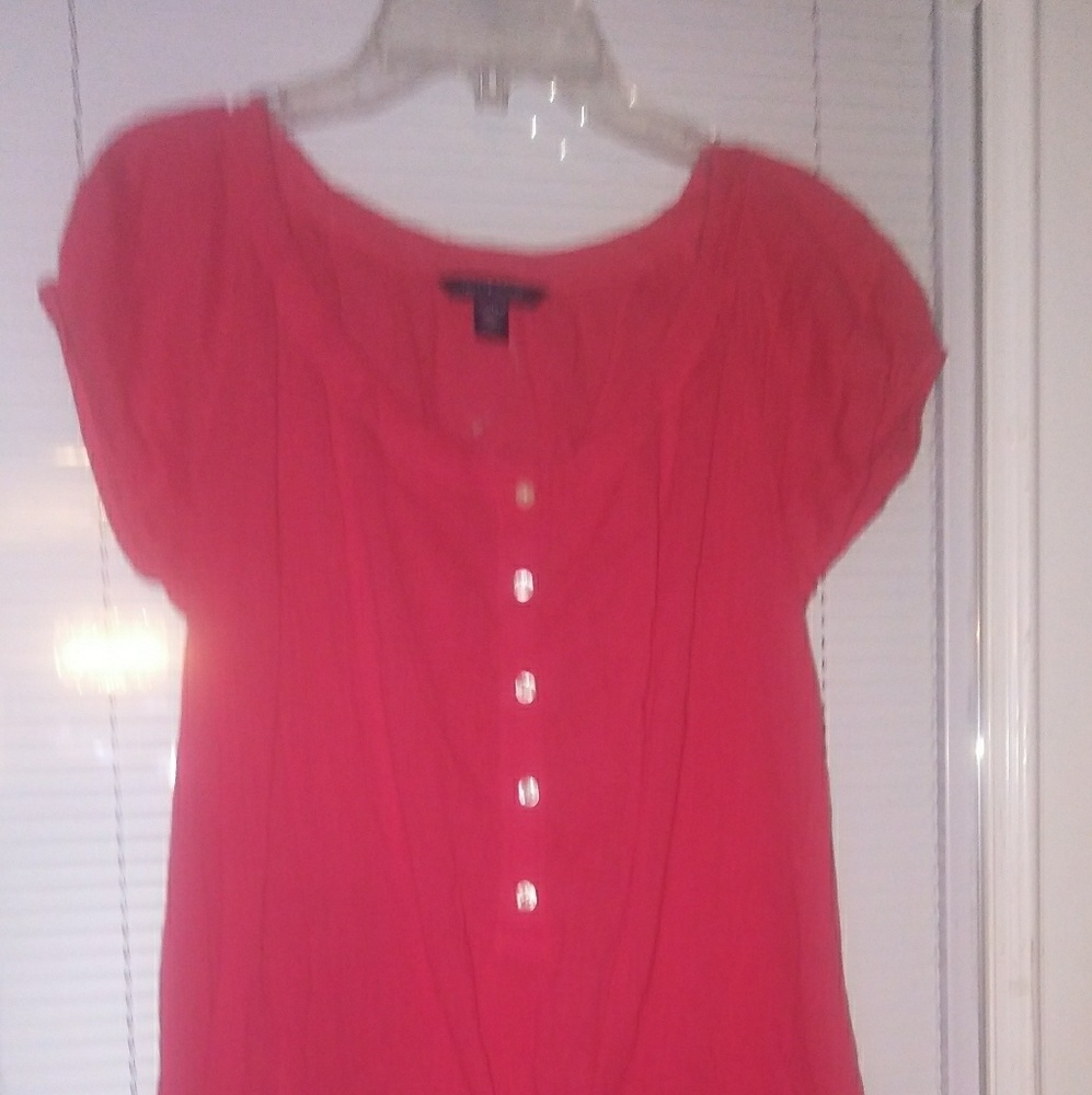 Tommy Hilfiger Lovely Red Tunic Cinched